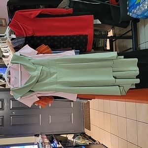 Gender Reveal Sage Dress